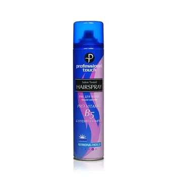Лак для волос Professional Touch Pro Vitamin B5 Hydro Complex сильная фиксация (4) 265мл