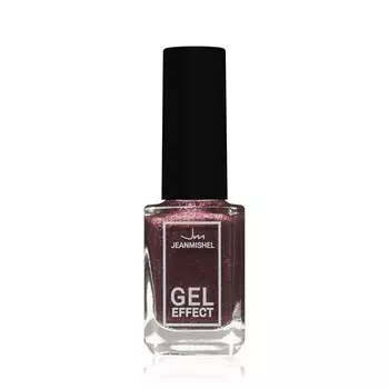 Лак для ногтей Jeanmishel GEL effect 231 Коричневый искрящийся 6мл