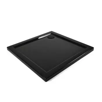 Душевой поддон Metakam Apart Black квадратный акриловый 80x80 см сифон в комплекте