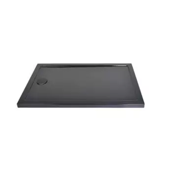 Душевой поддон Metakam Apart Black прямоугольный акриловый 120x80 см сифон в комплекте