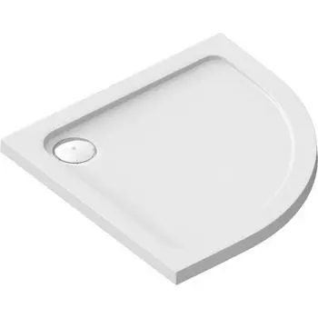 Душевой поддон Slim акрил 1/4 круга 80x80 см