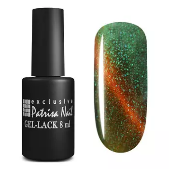 PATRISA NAIL K2 гель-лак для ногтей Кошачий глаз, малахит 8 мл