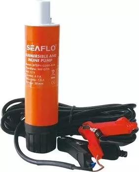 Погружной насос с крокодилами SeaFlo, 31.5л/мин, 4.5А, 12 В SFSP1G50002A