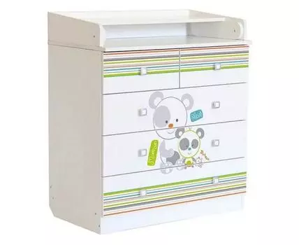 Комод пеленальный Polini kids Simple 1780 Панды