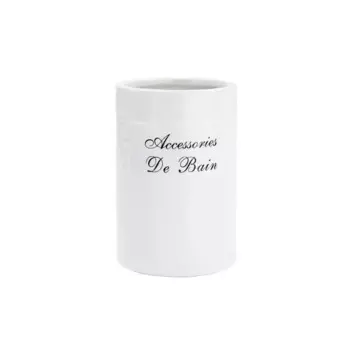 Стакан для зубных щёток Bath Plus Bain Blanc W-CE0986B-TB керамика цвет белый