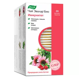 Чай Эвалар БИО Иммунитет, ф/п №20 по 1,5 г, Эвалар