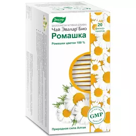 Чай Эвалар БИО ромашка, 20 фильтр-пакетов
