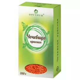 Чечевица красная экологическая, 350 г, Оргтиум