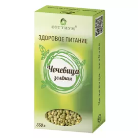 Чечевица зеленая экологическая, 350 г, Оргтиум