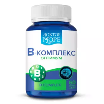 B-комплекс оптимум, 60 капсул, Доктор Море