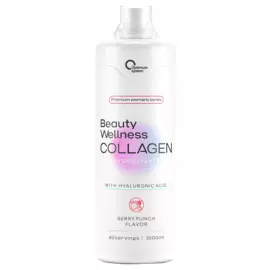 Collagen Wellness Beauty, ягодный пунш, 1 л, Optimum System