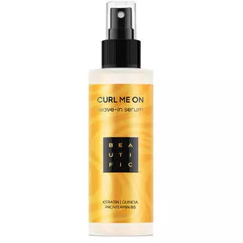CURL ME ON Несмываемая сыворотка-уход для кудрявых и волнистых волос, 150 мл, BEAUTIFIC