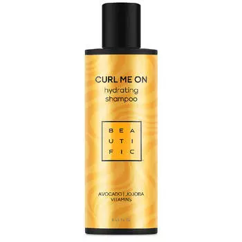CURL ME ON Увлажняющий шампунь для кудрявых и волнистых волос, 250 мл, BEAUTIFIC