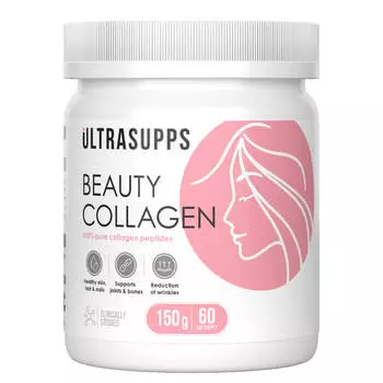 Бьюти коллаген пептиды, 150 г, Ultrasupps