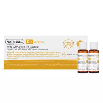 Defence с Витамином D3 для иммунитета, для костей, 12шт х 20 мл, Sesderma