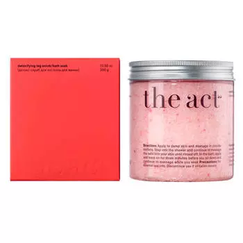 Детокс-скраб для ног/соль для ванны, 300 гр, The ACT