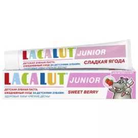 Детская зубная паста JUNIOR Сладкая ягода Гель 8+, 75 мл, Lacalut