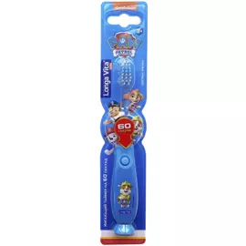 Детская зубная щетка мигающая с присоской Крепыш, Paw Patrol 3+, Longa vita