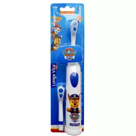 Детская зубная щетка ротационная + 2 сменных насадки Гончик, Paw Patrol 3+, Longa vita