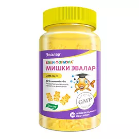 Бэби Формула Рыбки Омега-3, 30 пастилок