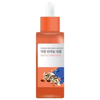 Барьерная ампула с чёрной соей и пантенолом Soybean Panthenol Ampoule, 50мл, ROUND LAB
