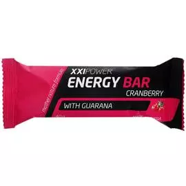 Батончик Energy Bar с гуараной, клюква/шоколадная глазурь, 1 шт*40 г, XXIPower