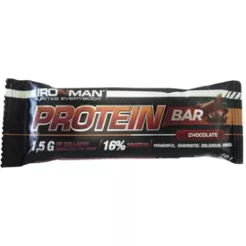 Батончик Protein Bar с коллагеном, шоколад/ темная глазурь, 50 г, IRONMAN