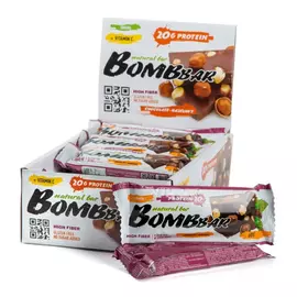 Батончик протеиновый "BOMBBAR" шоколад-фундук 60г х 12 шт.