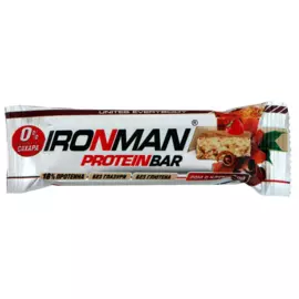 Батончик "Protein Bar" (Ром-клубника без глазури), классика, 50 г, IRONMAN