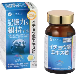 Гинкго билоба для стимуляции мозга, 90 таблеток, FINE Japan
