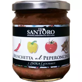 Брускетта с острым перцем, 180 гр, SANTORO