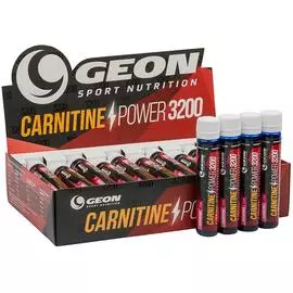 Carnitine Power 3200, вкус лимон-лайм, 20*25 мл, GEON