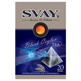 Чай Black Ceylon, 20*2,5 г, Svay