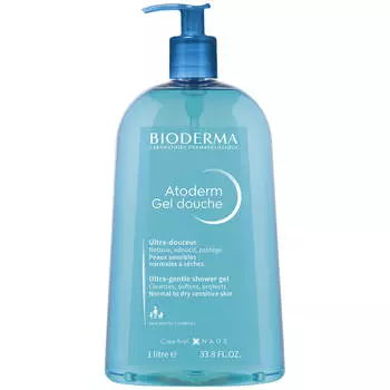 Atoderm Гель для душа Мягкий очищающий для всей семьи, 1000 мл, Bioderma