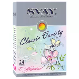 Чай Classic Variety Spring, 24 пирамидки, Svay