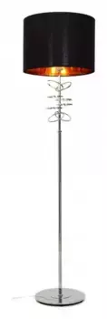 Торшер LUMINA DECO Milari LDF 5530 CHR+BK