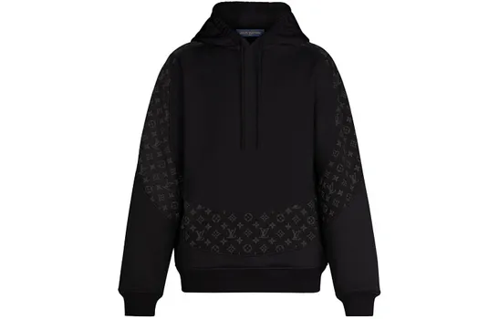 Толстовка мужская Louis Vuitton с градиентом логотипа, черный