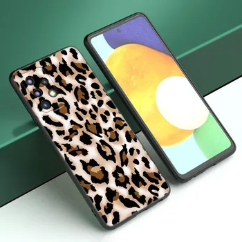 Чехол для телефона с леопардовым принтом для Samsung Galaxy A04 A21 A30 A50 A52 S A13 A14 A22 A23 A32 A53 A73 5G A11 A12 A31 A33 A51 A70 A71 A72 Samsung A04 4G