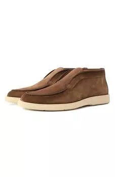 Замшевые ботинки Detroit Santoni