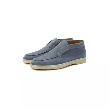 Замшевые ботинки Santoni