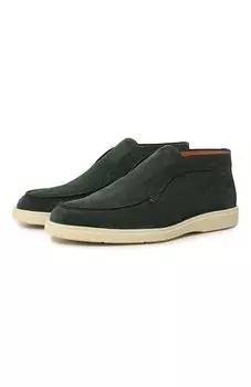 Замшевые ботинки Detroit Santoni