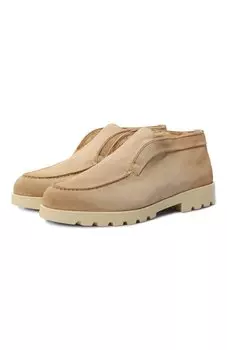 Замшевые ботинки Yalta Santoni