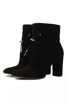 Замшевые ботильоны Gianvito Rossi