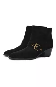 Замшевые ботильоны Gianvito Rossi