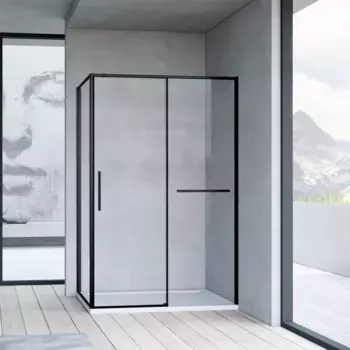 Душевой уголок 130x90 см Vincea Slim Soft VSR-1SS9013CLB прозрачное