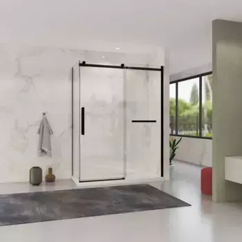 Душевой уголок 140x80 см Vincea Como Soft VSR-1CS8014CLB прозрачное