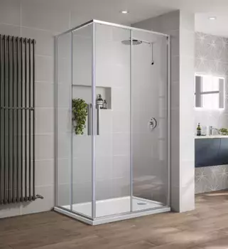 Душевой уголок 89x89 см Vincea Slim-U VSS-2SU900CL прозрачное