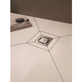 Душевой трап 99x99/50*75*110 мм золото Berges Zentrum Norma 092462