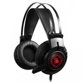 Наушники A4Tech Bloody J437 черный 1.8м мониторные USB оголовье (1193283)
