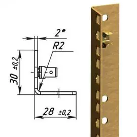 Комплект направляющих TLK TLK-VNS2-L-47U